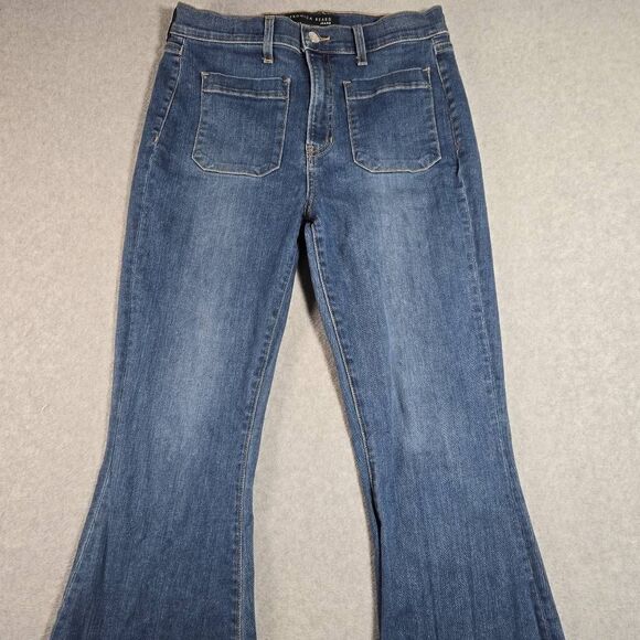 Veronica Beard Wonder Woman Sheridan Exaggerated Flare Jeans High Rise 29x31 - Picture 2 of 12